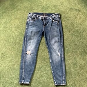 Silver Jeans-Avery Ankle Skinny 34x27